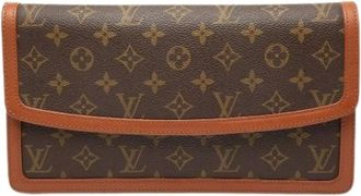 Louis Vuitton Pre-owned Clutches, female, Brown, Size: ONE SIZE Pre-owned Pochette Dame