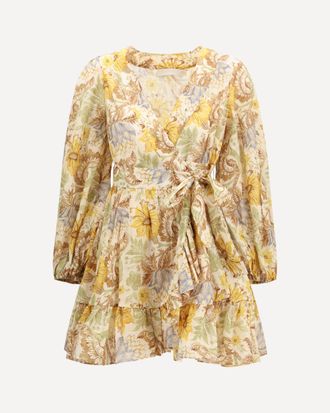 Zimmermann Daylight wrap mini Dress Female 1