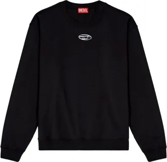 Diesel Hoodies & sweatvesten, Heren, Zwart, S, Katoen, S-Norm-Iod Sweatshirt