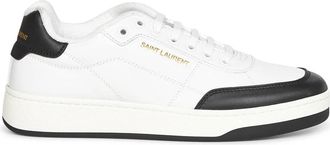 Saint Laurent Sl/61 Sneakers - Heren - Sneakers - Wit - 41 EU - Leer - Schoenen