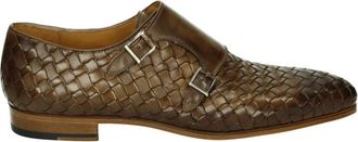 Magnanni Bruine Zakelijke Lage Leren Schoenen - Heren - Nette schoenen - Bruin - 45 EU - Leer - Schoenen