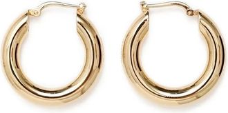 Jil Sander Oorbellen met gegraveerd logo - Goud