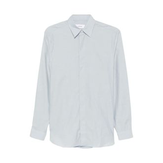 Lardini Casual Shirts, male, Blue, Size: 2XL Camicia a maniche lunghe