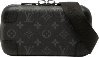 Louis Vuitton Pre-owned Horizon Clutch - Heren - Vintage Schoudertas - Zwart - ONE Size - Leer - Vintage