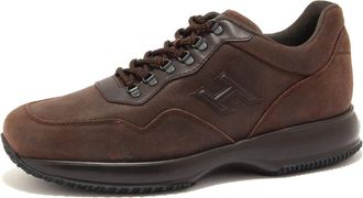 Hogan Interactive Sneaker Trekking - Heren - Sneakers - Bruin - 44 EU - Leer - Schoenen