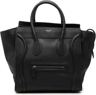 Celine Pre-owned Celine Mini Grained Calfskin Luggage Tote Ladies EFLMVQ6OTQL83WHO