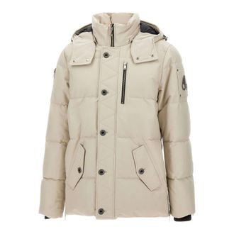 Moose Knuckles Down Jackets, male, Beige, S, Original 3q Jkt