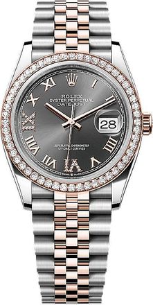 Rolex Datejust Automatic Chronometer Diamond Ladies Watch 126281RBR-0011