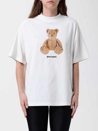 Palm Angels T-shirts in cotone con stampa Teddy