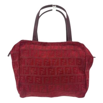 Fendi Pre-owned Canvas fendi-bags - Dames - Pre-owned - Rood - Maat: ONE Size