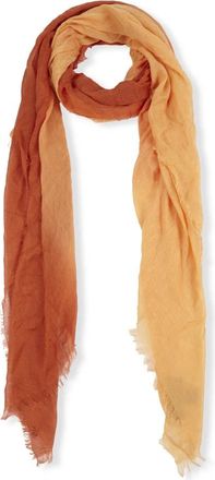 Cortana Tricolor Oranje Foulard - Dames - Sjaals - Veelkleurig - ONE Size - Kasjmier - Accessoires