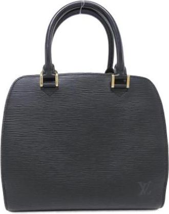 Louis Vuitton Pre-owned Handbag - Dames - Vintage Handtas - Zwart - ONE Size - Leer - Vintage
