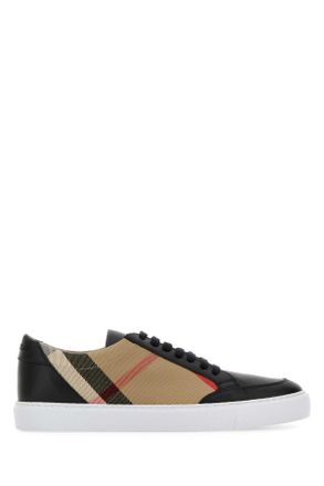 Burberry Embroidered Canvas Sneakers