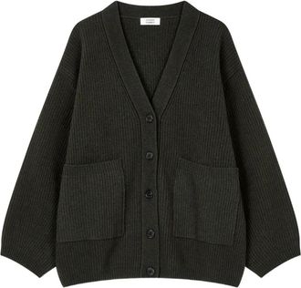 STUDIO TOMBOY ribbed-knit cardigan - Grey