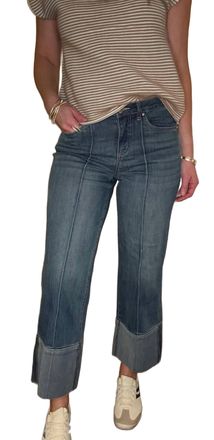 FDJ Olivia Wide Leg Jeans In Medium Wash