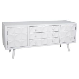 Wanderlust Deco Mueble bajo blanco 136x43x58,5h cm