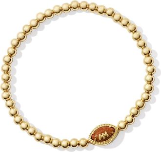 Kendra Scott Womens Football Stretch Bracelet In Gold