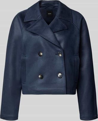 Zero Regular Fit Blazer mit Eingrifftaschen in Marine, Gr&ouml;&szlig;e 34