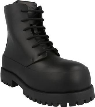 Ferragamo Fede Combat Boot in Black at Nordstrom Rack, Size 10.5