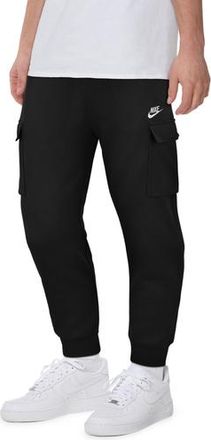 Nike Mens NSW Cargo Club Pants - White/Black Size 3XLT