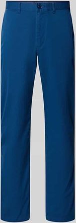 Tommy Hilfiger Regular Fit Chino aus Baumwoll-Mix Modell Denton in Blau, Gr&ouml;&szlig;e 31/32