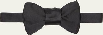 Charvet Silk Bow Tie, Black