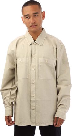 HUGO BOSS Heren Boss Locky 2 Overshirt in Beige