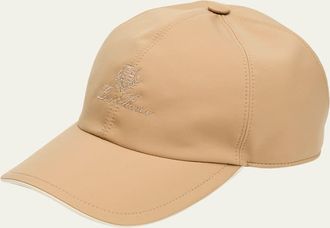 Loro Piana Mens Water-Resistant 6-Panel Baseball Cap