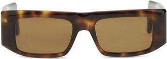 Valentino Garavani Brown Acetaat Zonnebril