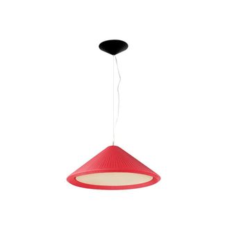 Faro Barcelona Faro Hue-in - L&aacute;mpara Colgante De Techo Tipo C&uacute;pula Peque&ntilde;a Con 3 Luces Burdeos, E27