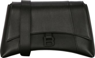 Balenciaga Medium Downtown Shearling Shoulder Bag