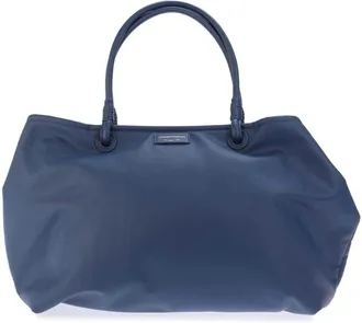 Emporio Armani EA7-shopper met logo (Indigo)