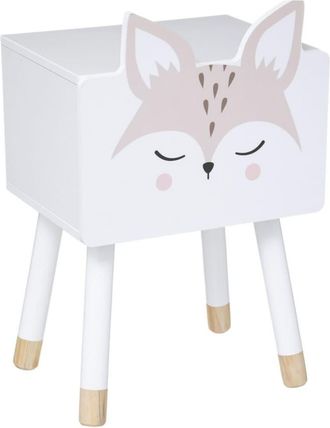 Muemue Mesita mdf blanco 53x26.5x34cm