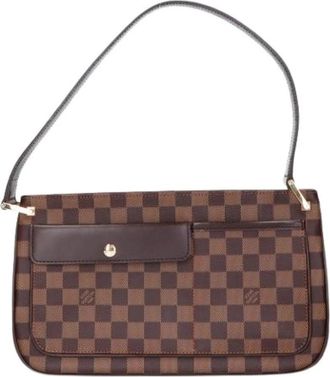 Louis Vuitton Pre-owned Shoulder Bags, female, Brown, Size: ONE SIZE Pre-owned Vintage Canvas Shoulder Bag