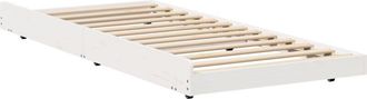 vidaXL Estructura de cama Blanco 90 x 200 cm Madera maciza de Pino Vidaxl