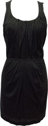 MASSIMO DUTTI Black Sleeveless Dress Size S