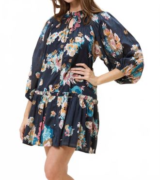 Cleobella Emmanuelle Mini Dress In Vivet Floral Print