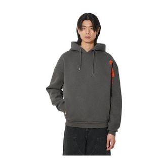 Alpha Industries Hoodies - Heren - Hoodies - Grijs - L - Hoodies & sweatvesten