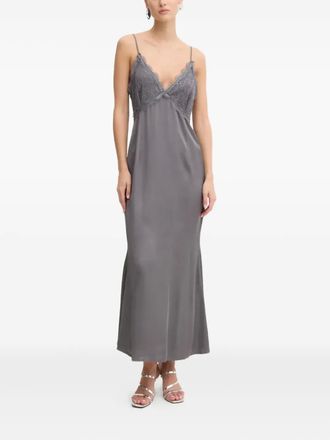 Never Fully Dressed Jurk met kanten vlak - Grijs