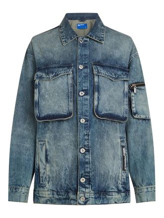 Karl Lagerfeld Katoenen jack - Blauw