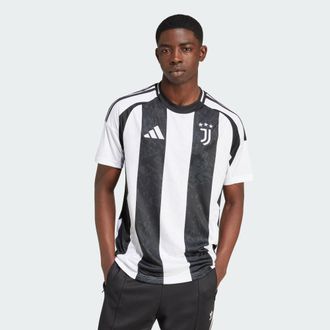 adidas adidas Performance Mens Juventus 24/25 Home Jersey - White & Black - Size X-Small