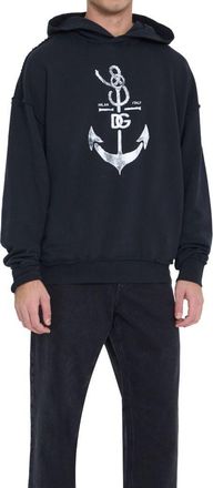 Dolce & Gabbana Mens Blue Cotton Sweatshirt Clothing