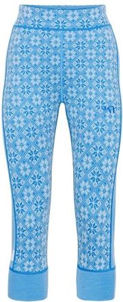 Kari Traa Rose Capri High Waist Merinounterw&auml;sche f&uuml;r Damen | blau