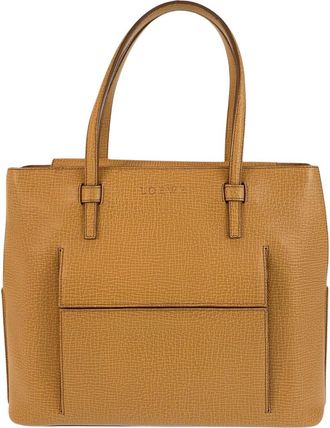 Loewe Beige Calfskin Handbag Tote (Authentic Pre-Loved)