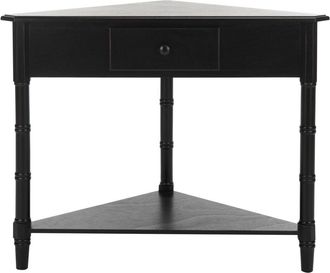 Safavieh Mesa auxiliar de madera en color, negro