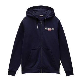Napapijri Uomo, Felpe, Blu, XL, new