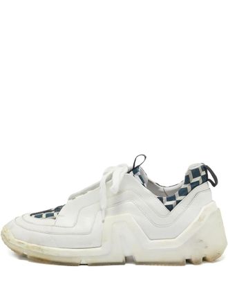 Pierre Hardy Vibe leather sneakers - White