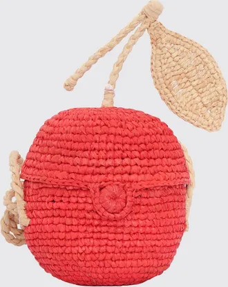 BONPOINT Borsa Laney in rafia crochet lavorata a mano