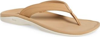Olukai Ohana Flip Flop in Warm Sand /Warm Sand at Nordstrom, Size 10
