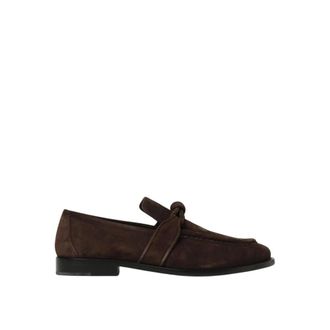 Bottega Veneta Loafers, male, Brown, 9 UK, Slip-On Loafers with Knot Accent